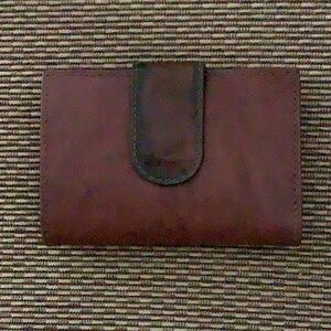 Handcrafted Genuine Leather Unisex Business/Credit Card Holder, Convenient Size!